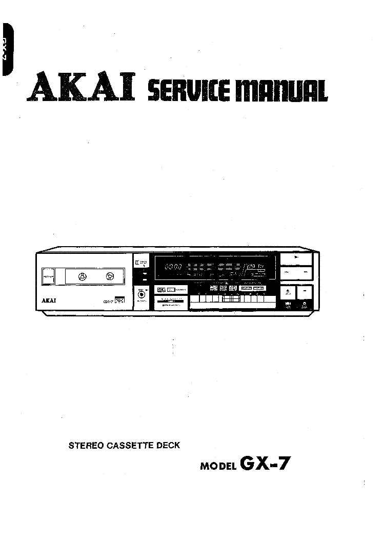 Akai Ap-d33 Service Manual